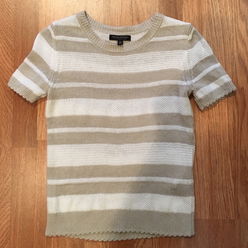 Banana Republic | 100% Italian Linen Knit Sweater